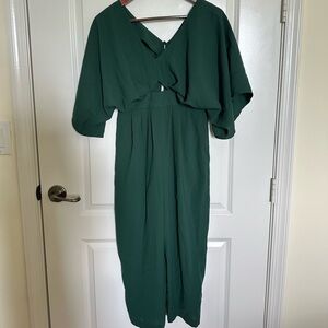Emerald green jumpsuit